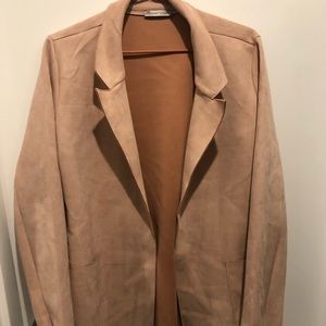 Zara suede blazer